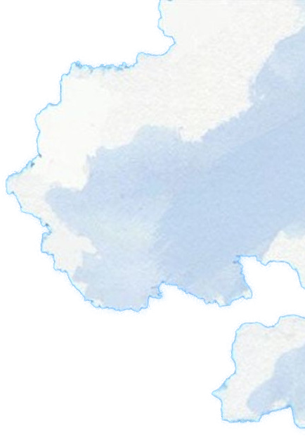 Cloud background decoration top right